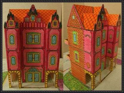 Casa de master de hârtie cu mâinile (pereti click AICI) Maestru al casei dintr-o hârtie cu propriile sale mâini