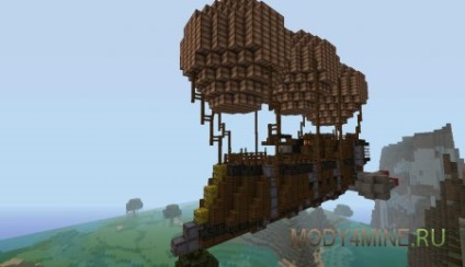 Mod Ferry în Minecraft 1 (vehicule) navele Maud în Minecraft 1