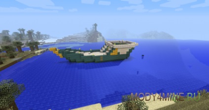 Mod Ferry în Minecraft 1 (vehicule) navele Maud în Minecraft 1