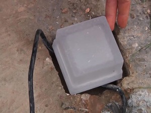 pavarea flagstone pe baza de beton (dală de pavaj din beton) pavaje de calcar pe o bază de beton