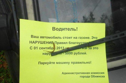 parcare ilegală pe peluzele din articol, pedeapsa, pedeapsa (parcare) parcare ilegală pe peluzele din articol, pedeapsa, pedeapsa
