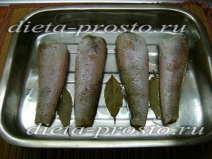 Cuptor Nototheniinae (reteta) Scrumbie în cuptor
