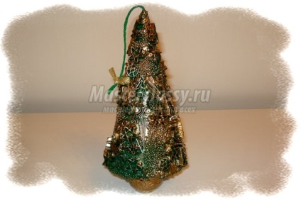 meșteșugurile Crăciun (pom de Crăciun cu mâinile sale paste) meserii Crăciun