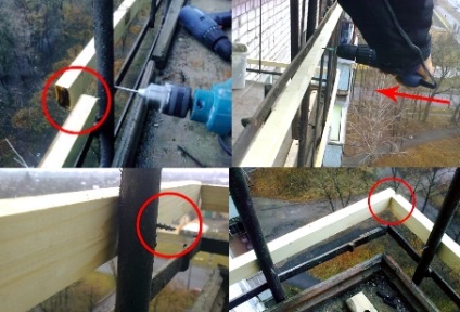 Cofrajul la pardoseli balcon opțiune rațională (balcon) Balcon Pardoseala panouri opțiune rațională