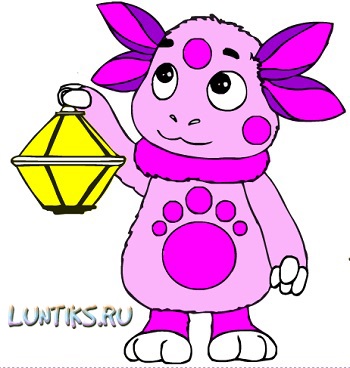 Jocuri online Luntik colorat (doar pentru a cunoaște caracterul) Jocuri online Luntik de colorat