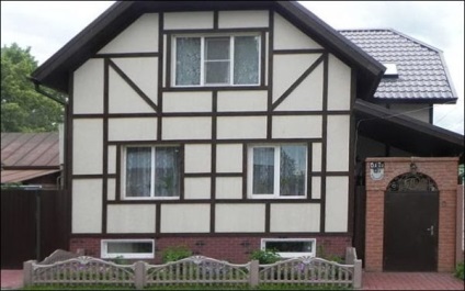 Finisaje caracteristici de stil împădurit, casa de design fațadă (fațadă) Finisaje caracteristici de stil împădurit, casa de design fațadă