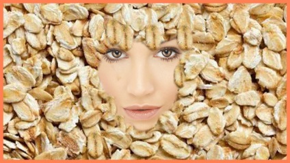 Fulgi de ovăz facial (față) Fulgi de ovăz facial