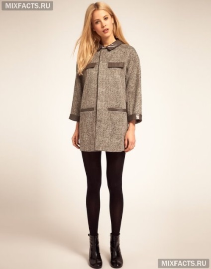 Coat-gogoașă și ce să poarte (foto) (haina pentru femei) Coat-gogoașă și ce să poarte (foto)