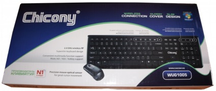 Periferice - Prezentare generală a kit wireless Chicony WUG-1005, experții club de dns (viewsonic) Periferice - Prezentare generală a kit wireless Chicony WUG-1005, experții Club dns