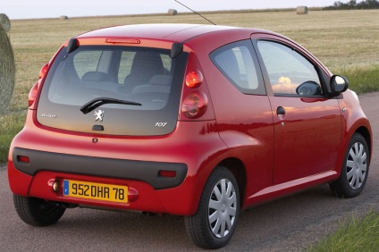 Peugeot 107 - economisire fără Frontiere (economii) Peugeot 107 - economia fără frontiere