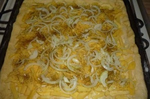 Tort cu somon roz (pește reteta tort) Tort cu somon roz