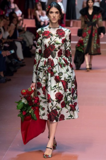 Rochii dolce - gabbana toamna-iarna 2015-16 fotografie (rochii) Rochii dolce - gabbana toamna-iarna 2015-16 Foto