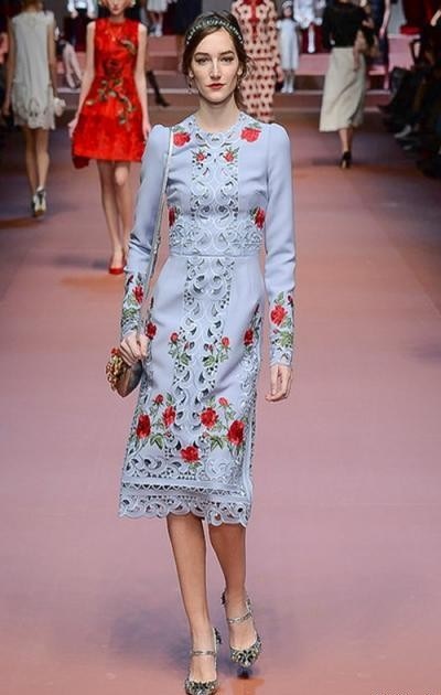 Rochii dolce - gabbana toamna-iarna 2015-16 fotografie (dolce) Rochii dolce - gabbana toamna-iarna 2015-16 Foto