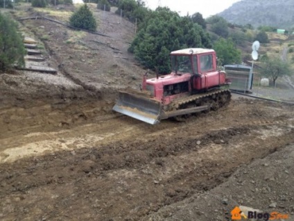 de pregătire a șantierului pentru construirea casei (zona structura verticală) de pregătire a șantierului pentru construcții de case