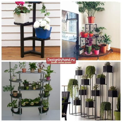 Suport pentru flori cu propriile sale mâini (jardiniere cu mâinile fotografia lui) Suport pentru flori cu propriile sale mâini