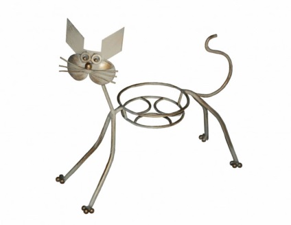 Stand pentru flori din mâinile lor de metal (mâinile lor din metal) Stand florile brațelor metalice