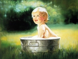 Tales în baie (frică de apă curată) Povești pentru scăldat