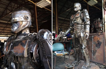 sculpturi uimitoare din metal (metale piulițe sudate) sculpturi uimitoare din metal