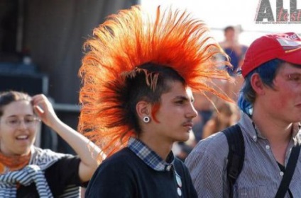 Punk coafura (punk tunsoare) coafura punk