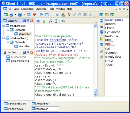 Ghid pentru irc-clienti (Opera Shat Slient) Ghid pentru IRC-clienti