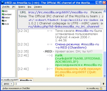 Ghid pentru IRC-clienti (programul poate fi prelungit) Ghid pentru IRC-clienti