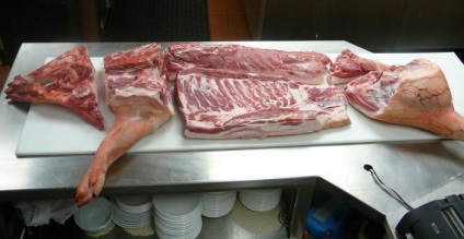 Măcelării porci la domiciliu (de tăiere) Butchering un porc la domiciliu