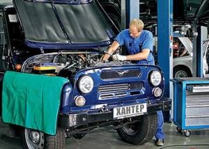 Reparatii UAZ Patriot cu munca lor de întreținere mâini (de lucru) Reparatii UAZ Patriot cu munca lor de întreținere mâini
