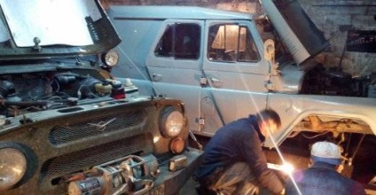 Reparatii UAZ Patriot cu mâinile lor lucrări de întreținere (reparații auto) Reparatii UAZ Patriot cu munca lor de întreținere mâini