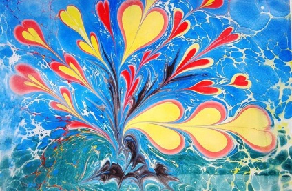 pictura Ebru (desen) Desen Ebru
