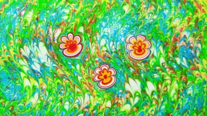 Desenul ebru (ebru) Desen Ebru
