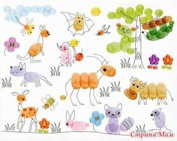 Desenarea degetele și palmele - acasă Mamele (desen degetele) Desenarea degetele și palmele - Acasă Mamele