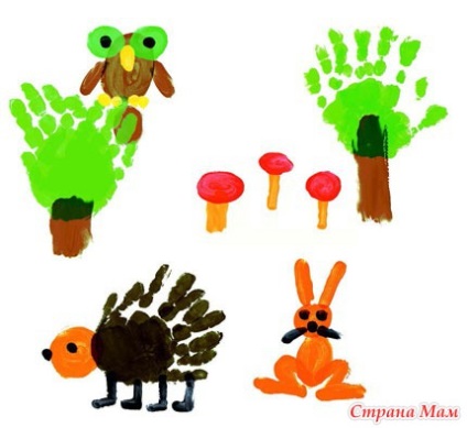 Desenarea degetele și palmele - acasă Mamele (desen degetele) Desenarea degetele și palmele - Acasă Mamele