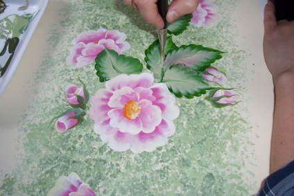 Desenul perie plat () Desen pensula plat