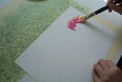 Desenul perie plat () Desen pensula plat
