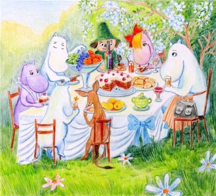 Figurile Tove Jansson (arte) Desene Tuve Yansson