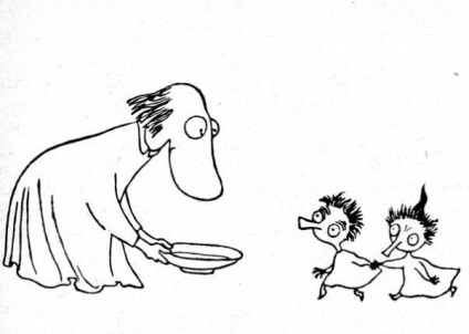 Figurile Tove Jansson (draw) Desene Tuve Yansson