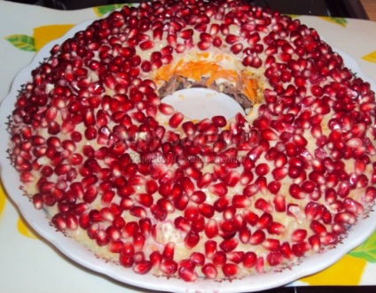 Salata - brățară granat (bratara granat salata cu fotografii) Salata - granat brățară