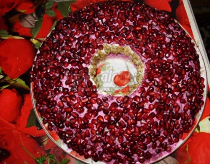 Salata - granat brățară (granat brățară salata cu carne de vită) Salata - granat brățară