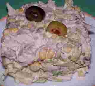 Salata de pui cu ciuperci (pui) Salata cu pui si ciuperci