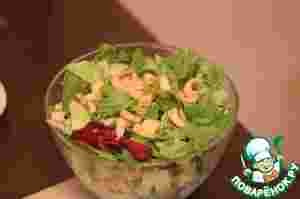 Salata de pui cu ciuperci (stridii) Salata cu pui si ciuperci