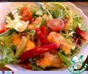 Salata de pui cu ciuperci (stridii) Salata cu pui si ciuperci