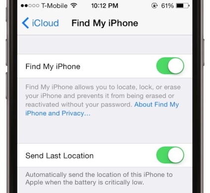 Șapte setări de confidențialitate care nebhodimo schimbare după instalarea ios 8 (Setări) Șapte setări de confidențialitate care nebhodimo schimbare după instalarea ios 8