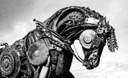 Sculpture din metal (foto), mâinile (sculptura) Sculpture din metal (foto), cu propriile lor mâini