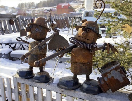 Sculpture din metal (foto), mâinile (foto) Sculpture din metal (foto), cu propriile lor mâini