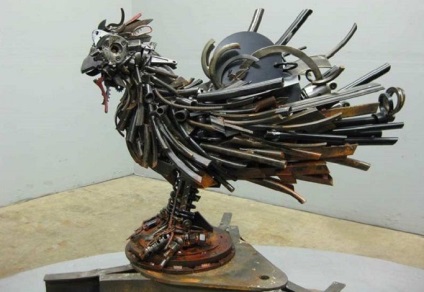 Sculpture din metal (foto), cu propriile lor mâini