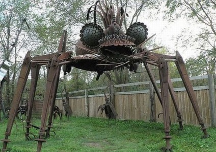 Sculpture din metal (foto), mâinile (sculptura) Sculpture din metal (foto), cu propriile lor mâini