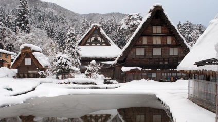 Zăpadă în Japonia (iarna) Zăpadă în Japonia