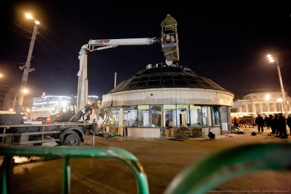 Demolarea de pavilioane comerciale din Moscova știri fotografie (comerț) Demolarea de pavilioane comerciale din Moscova Foto Știri