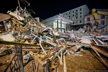 Demolarea de pavilioane comerciale din Moscova știri fotografie (comerț) Demolarea de pavilioane comerciale din Moscova Foto Știri