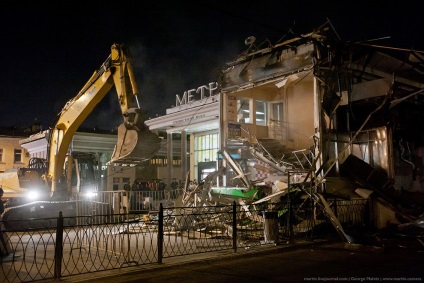 Demolarea de pavilioane comerciale din Moscova știri fotografie (comerț) Demolarea de pavilioane comerciale din Moscova Foto Știri